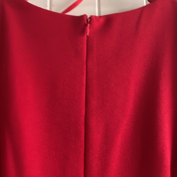 Bnwot Nanette Nanette Lepore sz4 red dress with black trim - Picture 3 of 6